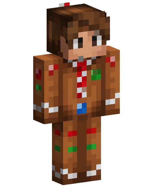 Gingerbread Boy Minecraft 皮肤