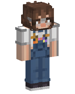 Blue Overalls Girl Minecraft skin