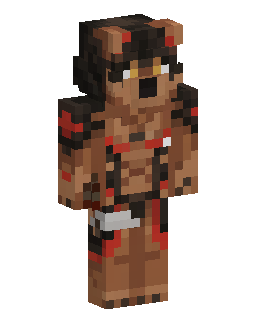 Скин Minecraft Red Brown Outlaw