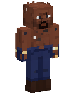 Black Guy with Blue Pants Minecraft skin