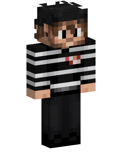 Striped Shirt Boy Minecraft skin