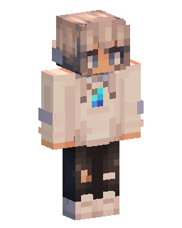 Skin Minecraft Cream Sweater Boy With Pendant