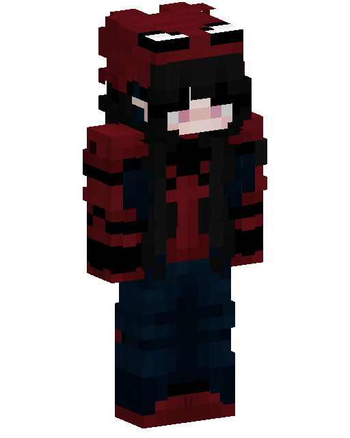 Spider Girl Minecraft 皮肤