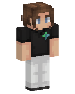 Skin Minecraft Black Shirt Boy