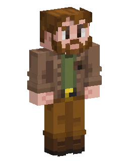 Bearded Forest Adventurer Minecraft-Skin