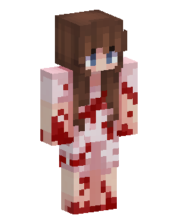 Bloodstained Girl In Pink Dress 的 Minecraft 皮肤