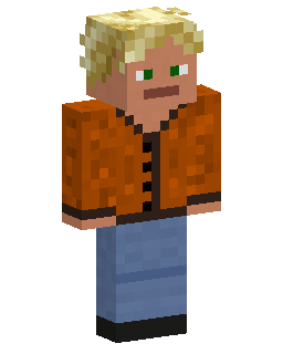 Skin Minecraft Orange Jacket Boy