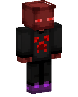 Red Eyed Demon Minecraft skin