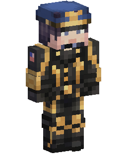 Black Gold Warrior のMinecraftスキン