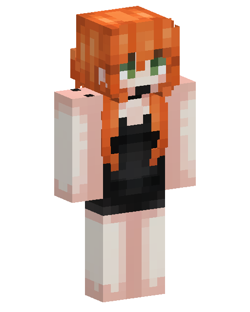 Orange Haired Girl 마인크래프트 스킨
