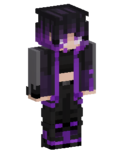 Purple Hooded Boy skin de Minecraft