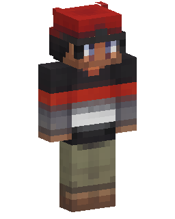Red Beanie Boy Minecraft 스킨
