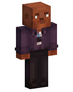 Brown Animal In Purple Hoodie skin de Minecraft