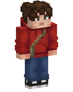 Skin Minecraft Red Jacket Boy