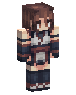 Brown Haired Schoolgirl Minecraft skin