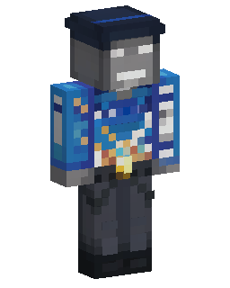 Скин Minecraft Blue Jacket Boy
