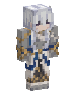 Skin Minecraft White Haired Mage