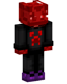 Skin Minecraft Red Cube Demon