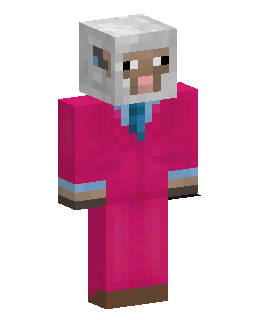 Pink Sheep Boss skin de Minecraft