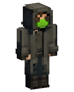 Hooded Wasteland Survivor 的 Minecraft 皮肤