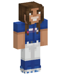 Blue White Nurse skin de Minecraft