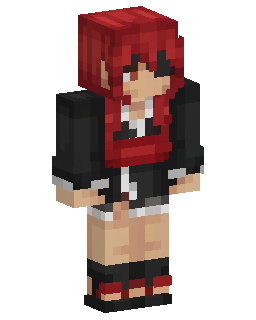 Minecraft-skin Red Haired Schoolgirl