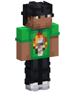Green Graphic Tee Boy skin de Minecraft
