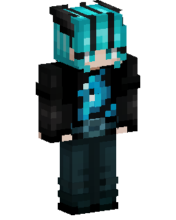 Скін Minecraft Cyan Haired Gamer