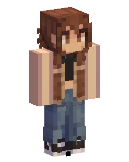 Skin Minecraft Brown Haired Girl