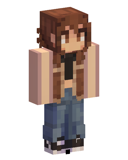 Minecraft-Skin Brown Haired Girl