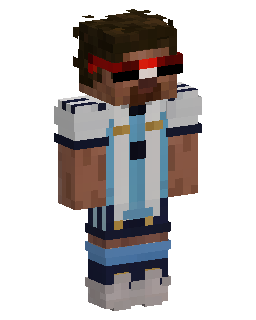 Football player with sunglasses Minecraft skin