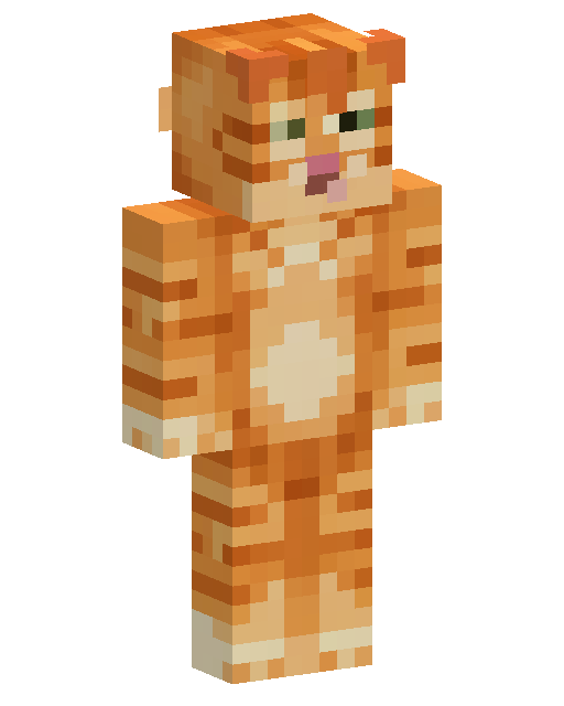 Orange Tabby CatのMinecraftスキン