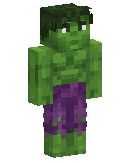 Hulk skin de Minecraft