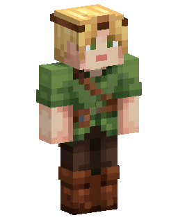 Скін Minecraft Green Tunic Adventurer