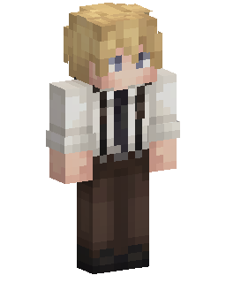 Blond Suspender Boy Minecraft skini