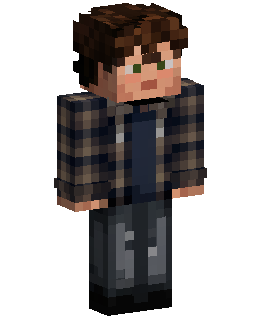 Cool Guy in Flannel Minecraft skin