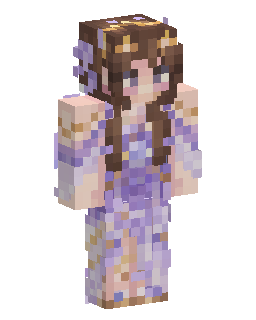 Lavender Kimono Girl skin de Minecraft