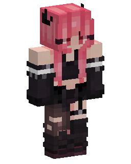 Pink Haired Anime Girl skin de Minecraft