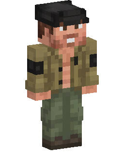Olive Military Soldier skin de Minecraft