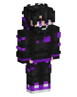 Dark Hooded Gamer With Purple Accents 的 Minecraft 皮肤