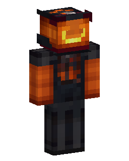 Orange Armored Soldier Minecraft-Skin