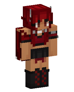 Red Haired Anime Girl Minecraft skin