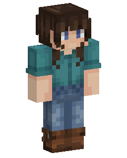 Teal Shirt Boy skin de Minecraft