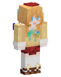 方块学园 校服大橙子 的 Minecraft 皮肤