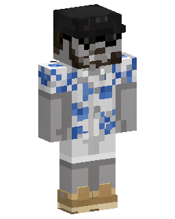 Blue Patterned Shirt Boy のMinecraftスキン