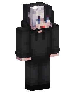 White Haired Anime Boy skin de Minecraft