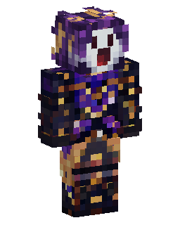 Purple Hooded Ghost Reaper Minecraft-Skin