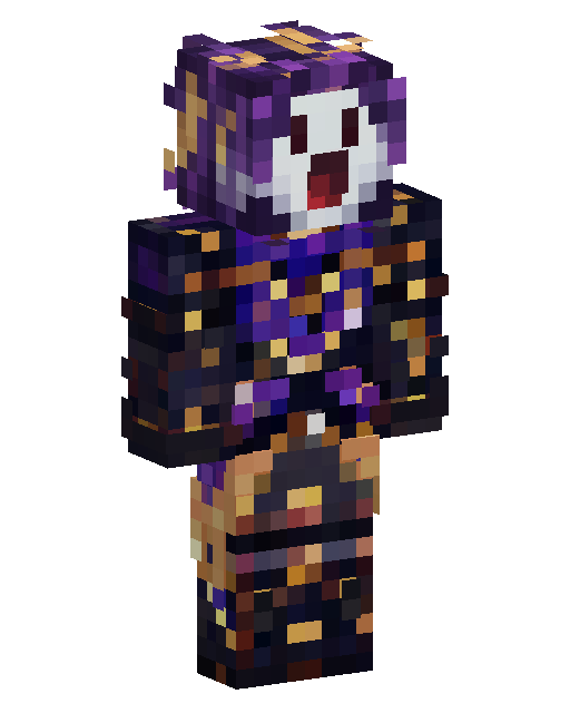 Purple Hooded Ghost Reaper Minecraft skin