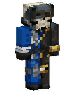 Blue Uniform Soldier のMinecraftスキン