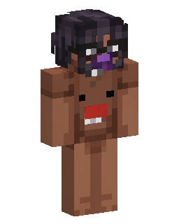 Skin Minecraft Dark Haired Brown Creature